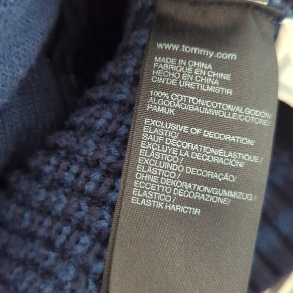 Tommy Hilfiger Blue Button Cardigan US Medium - Picture 9 of 9